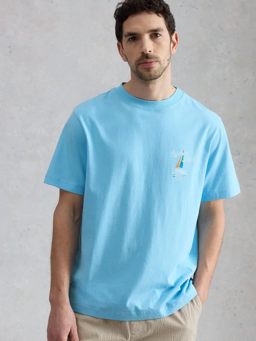 T-shirt graphique Horsham Sailing - Blue Pr - XXL/R Image 4