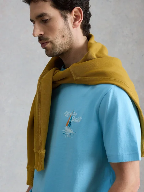 T-shirt graphique Horsham Sailing - Blue Pr - XXL/R Image 3