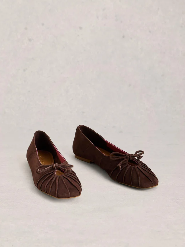 Ballerine à dos en dentelle
