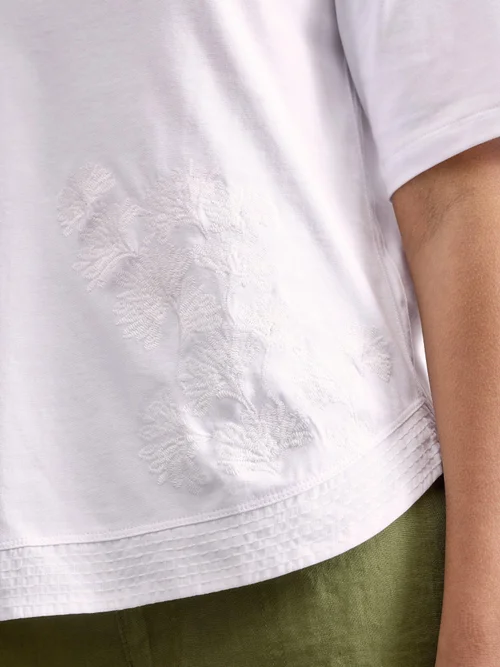 Tee-shirt brodé Weaver Notch - Bril White - 50 Image 3