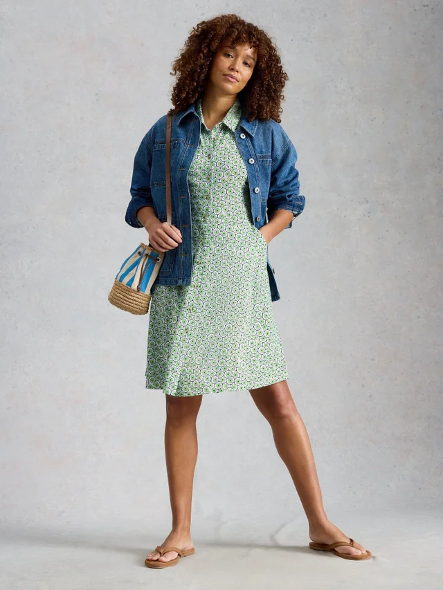 Robe-chemise en jersey Ria