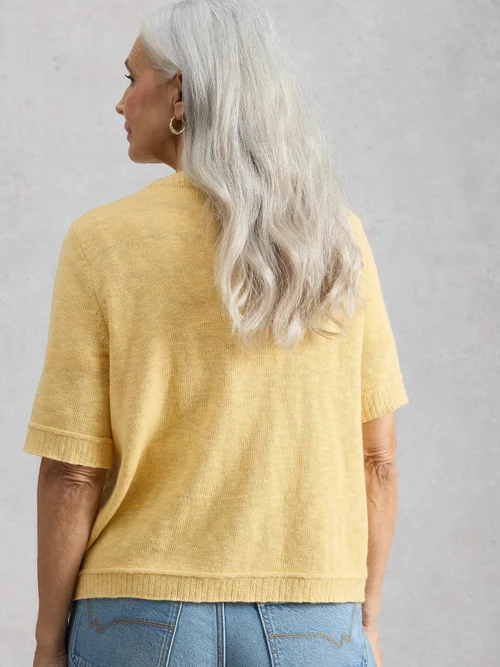 Cardigan Betsy - Lgt Yellow - 46 Image 4