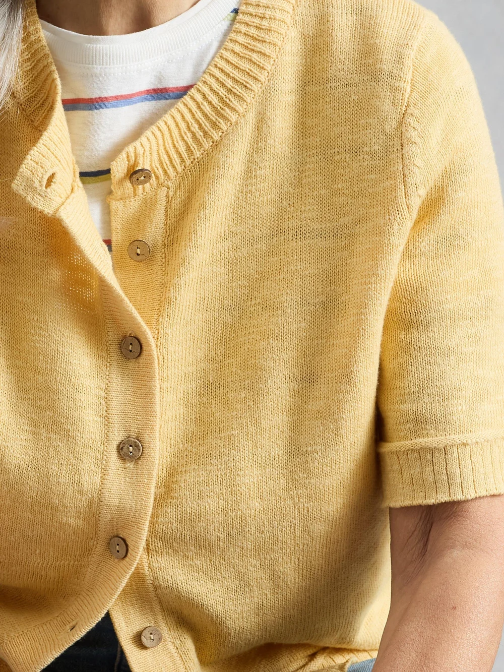 Cardigan Betsy - Lgt Yellow - 46 Image 1
