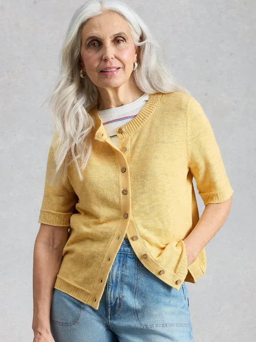 Cardigan Betsy - Lgt Yellow - 46 Image 3