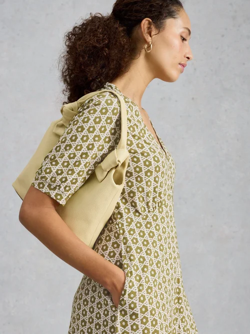Robe Megan en jersey - Green Mlt - 46/R Image 2