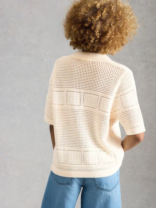 Cardigan col Gemima - Pale Ivory - 46 Image 3