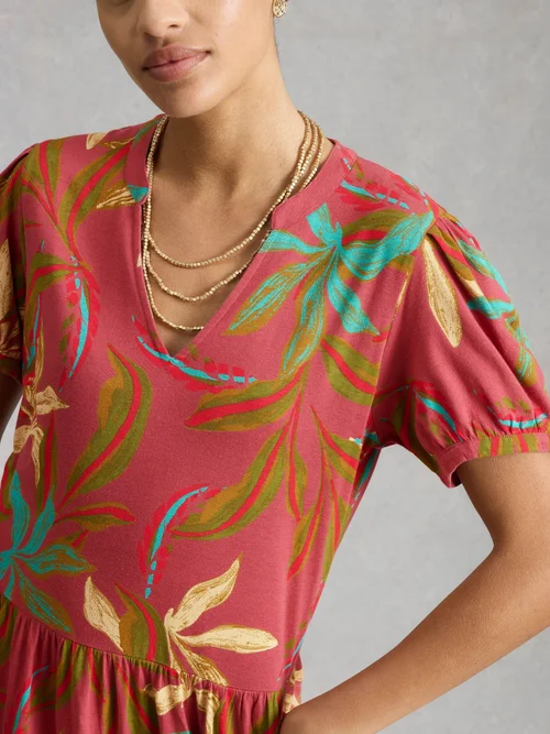 Robe en jersey Leah - Pink Pr - 44/R Image 3