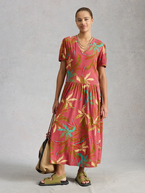 Robe en jersey Leah - Pink Pr - 44/R Image 2