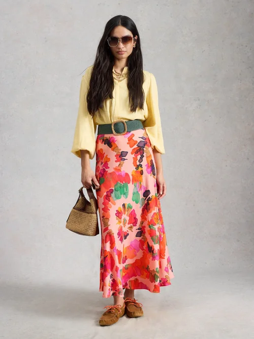 Jupe Maxi Hope Coupe Biais - Pink Pr - 52/R Image 2