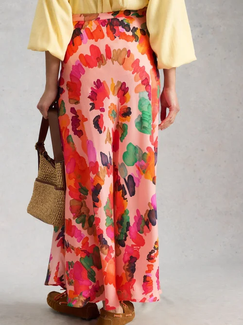 Jupe Maxi Hope Coupe Biais - Pink Pr - 52/R Image 4