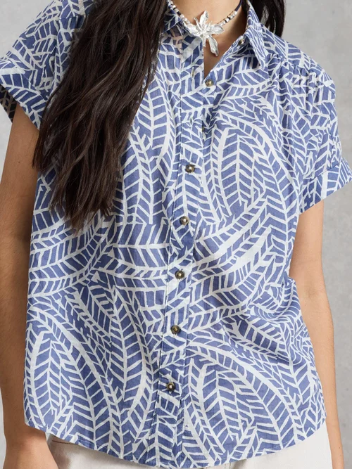 Chemise Orla boutonnée - Blue Pr - 52 Image 3