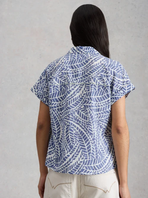 Chemise Orla boutonnée - Blue Pr - 52 Image 4