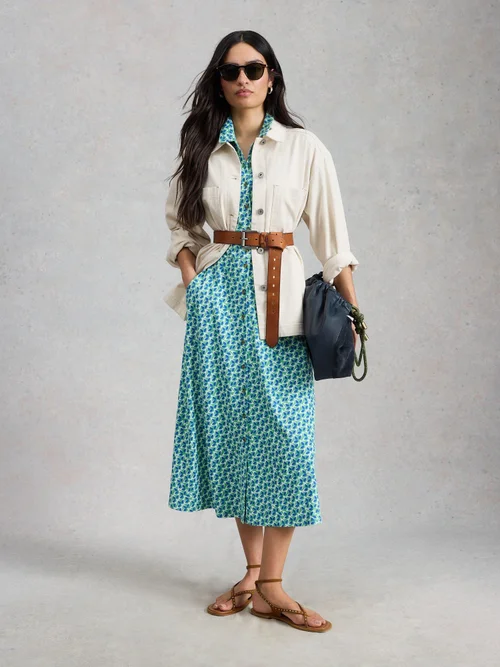 Robe-chemise Rua Jersey - Green Mlt - 52/R Image 2