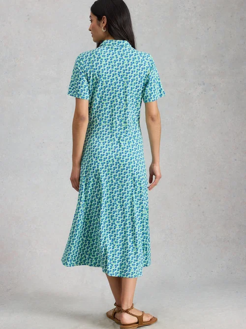 Robe-chemise Rua Jersey - Green Mlt - 52/R Image 4