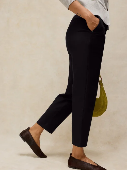 Pantalon droit court Illy - Pure Blk - 50/R Image 3