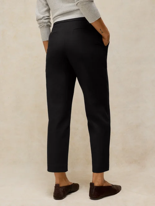 Pantalon droit court Illy - Pure Blk - 50/R Image 4