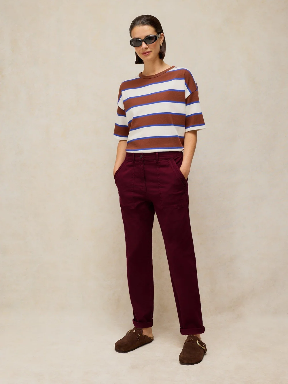 Pantalon Chino Twister - Dk Plum - 50/R Image 1