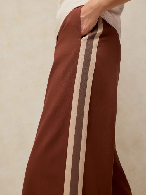 Pantalon Kenna à bande latérale - Dk Brown - 48/R Image 3