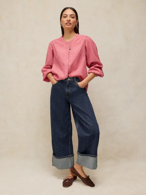 Jean droit Bailey à revers - Dk Denim - 50/R Image 2