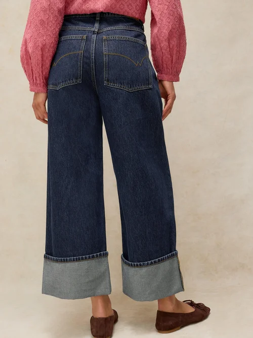 Jean droit Bailey à revers - Dk Denim - 50/R Image 4