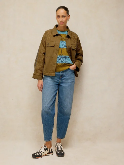 Veste Jade Brodée - Khaki Grn - 50/R Image 2