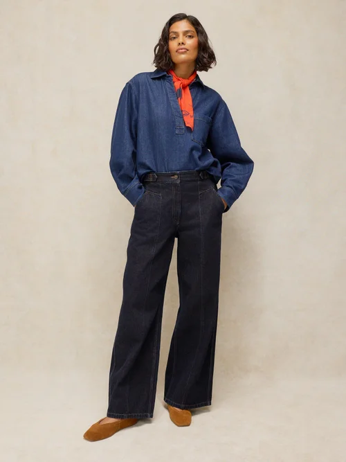 Jean large Carmella - Dk Denim - 50/R Image 2