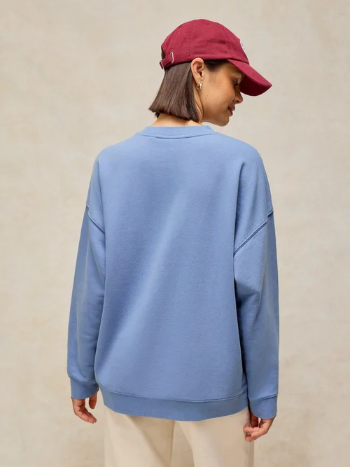 Sweat long graphique Cleo - Blue Pr - 46 Image 4
