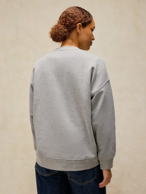 Sweat long graphique Cleo - Grey Marl - 52 Image 4
