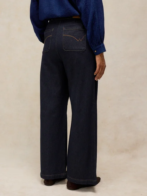 Jean Reese avec boutons décoratifs - Dk Denim - 50/R Image 4