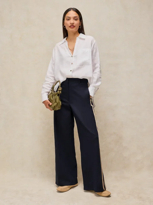 Pantalon Kenna à bande latérale - Dark Navy - 52/R Image 1