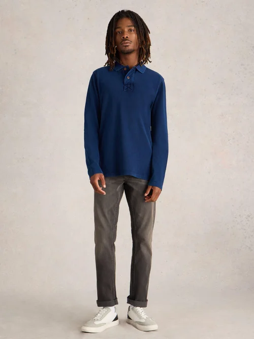 Polo Utilitaire Ls - Deep Blue - XXXL/R Image 2
