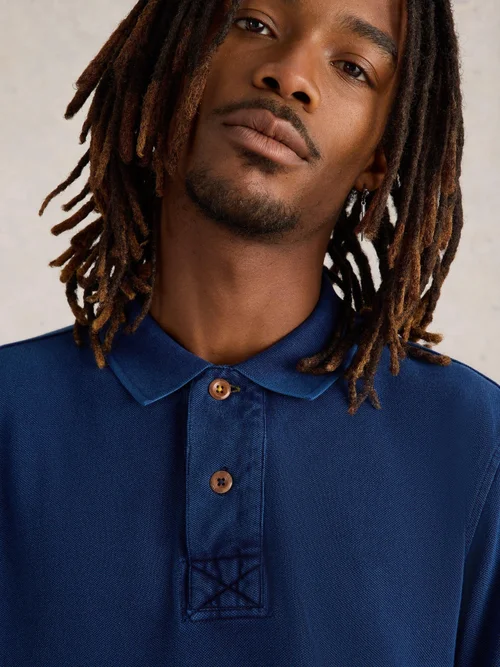 Polo Utilitaire Ls - Deep Blue - XXXL/R Image 3