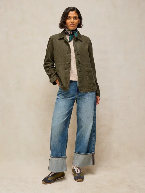 Veste En Velours Côtelé Carrie - Khaki Grn - 52/R Image 2