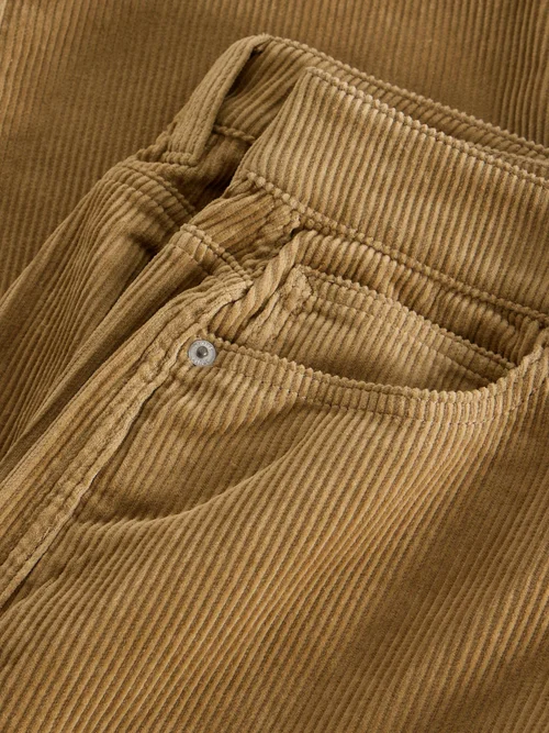 Pantalon Large En Velours Côtelé Ayla - Lgt Green - 52/R Image 2