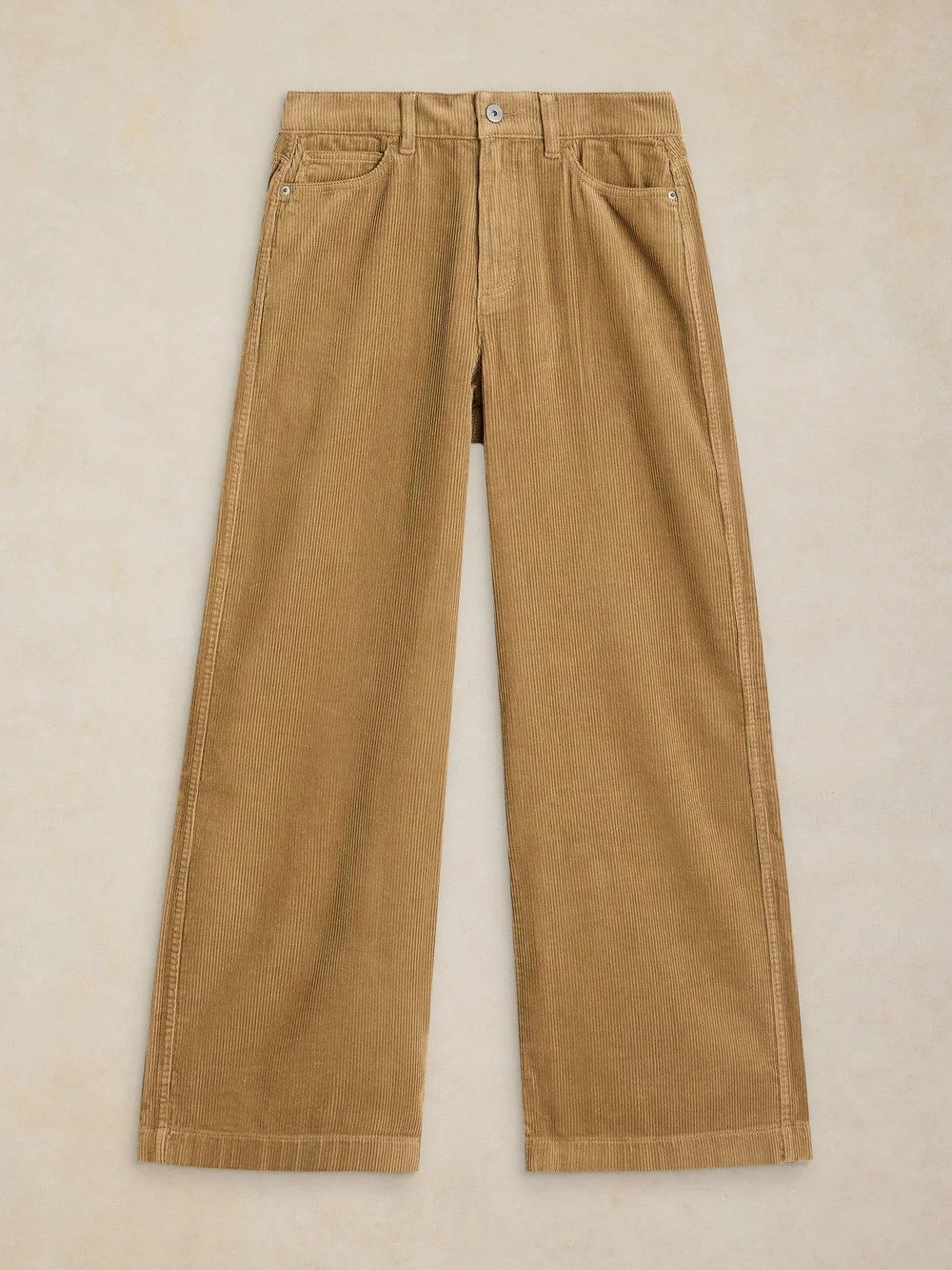 Pantalon Large En Velours Côtelé Ayla - Lgt Green - 52/R Image 1