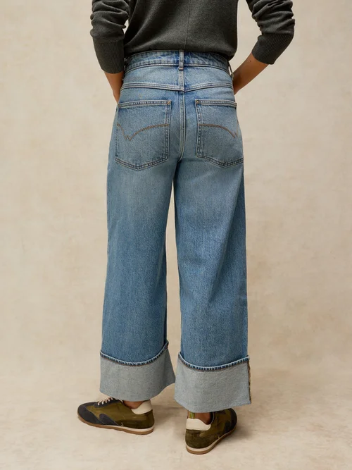 Jean Bailey droit retroussé - Mid Denim - 52/R Image 4