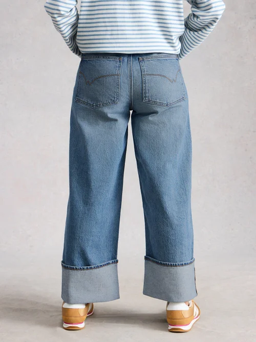 Jean Bailey droit retroussé - Mid Denim - 52/R Image 4