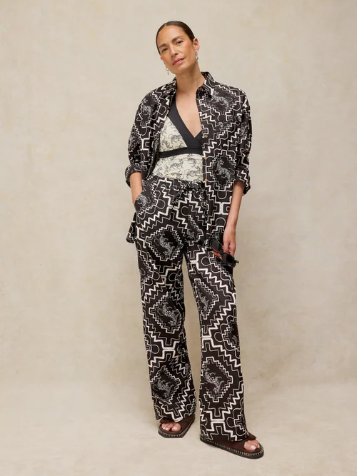 Pantalon de plage Penny - Blk Pr - XXL Image 1