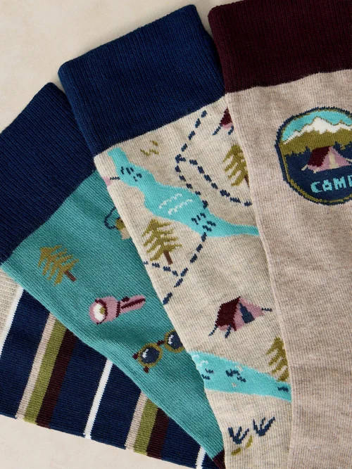 Lot de 4 Chaussettes de Randonnée Cheville - Grey Mlt - 44-46 Image 3
