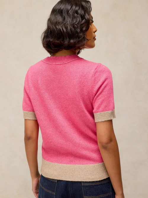 T-shirt tricoté Sansa - Pink Mlt - 52 Image 4