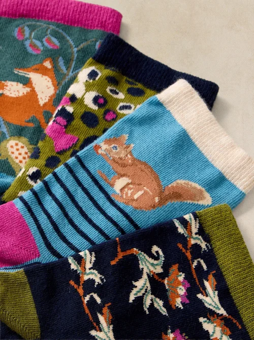 Lot de 4 Chaussettes Animaux de Jardin - Green Mlt - 39-41 Image 3