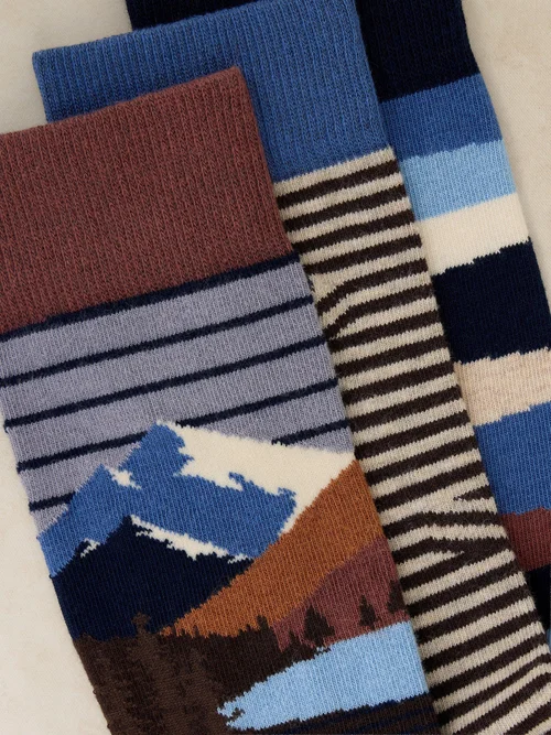 Lot de 3 Chaussettes Cheville Forest Explorer - Grey Marl - 44-46 Image 2