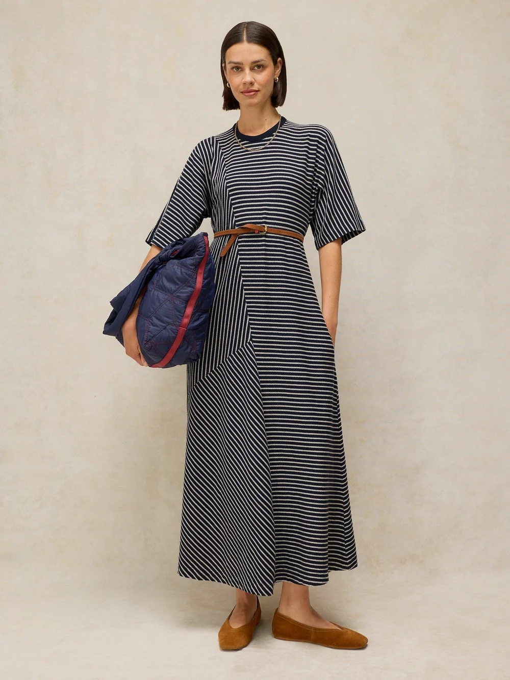 Robe T-shirt en Jersey Tierney - Navy Multi - 50/R Image 1