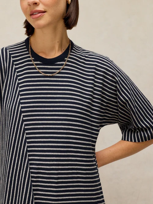 Robe T-shirt en Jersey Tierney - Navy Multi - 50/R Image 2