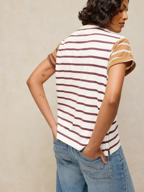 T-shirt rayé Gina - Ivory Mlt - 52 Image 4