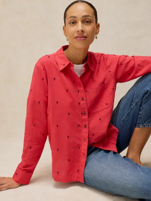 Chemise Libby en coton biologique - Brt Pink - 48 Image 1