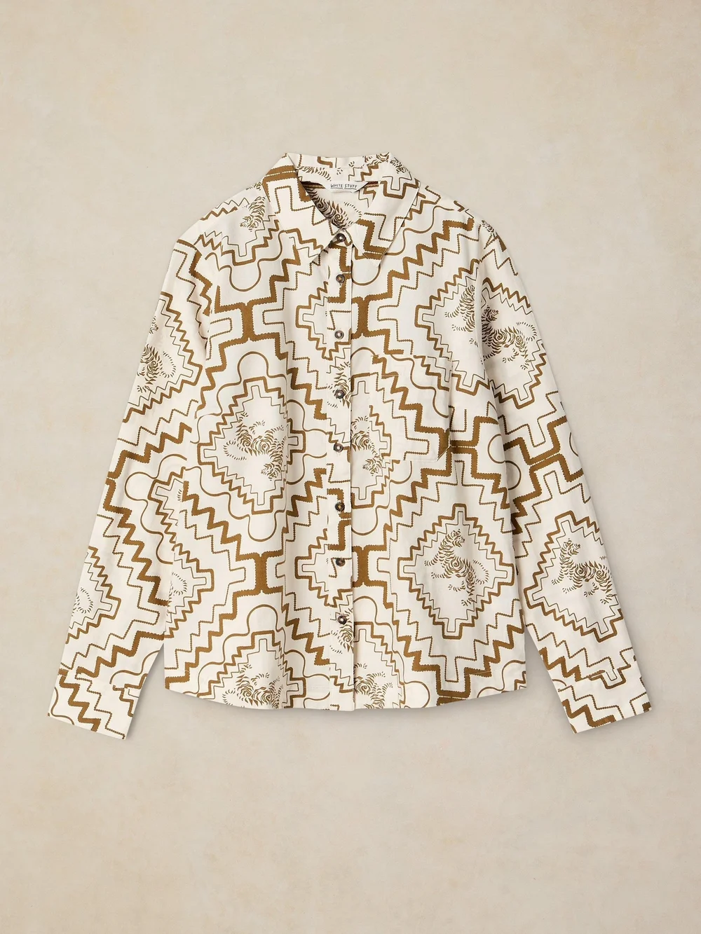 Chemise Libby en coton biologique - Ivory Pr - 52 Image 1