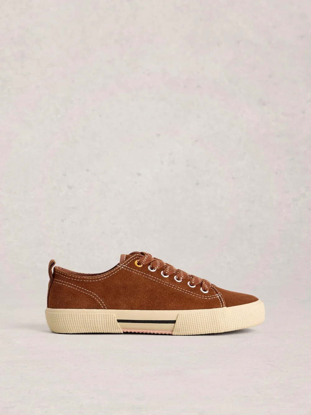 Baskets Pippa en daim à lacets - Mid Tan - 41 Image 1