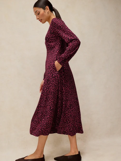 Robe Megan en jersey - Pink Mlt - 52/R Image 3