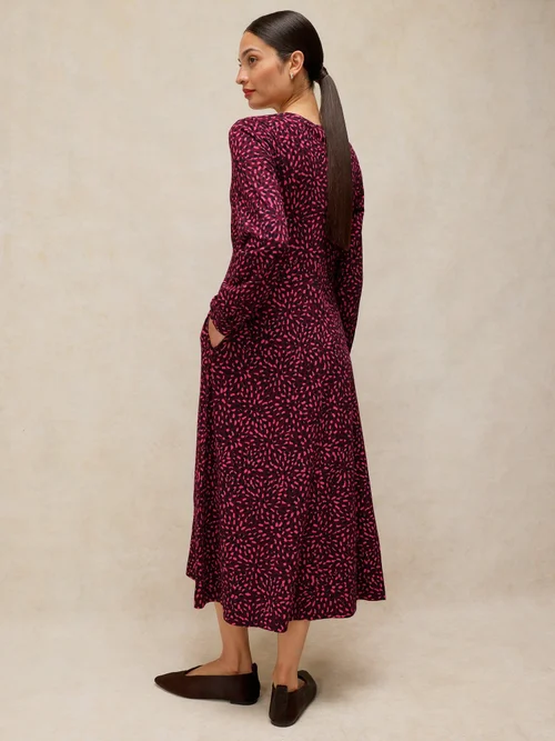 Robe Megan en jersey - Pink Mlt - 52/R Image 4